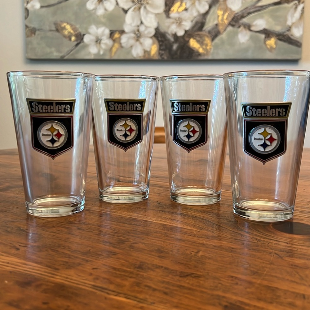 Steelers Set of 4 Pint Glasses